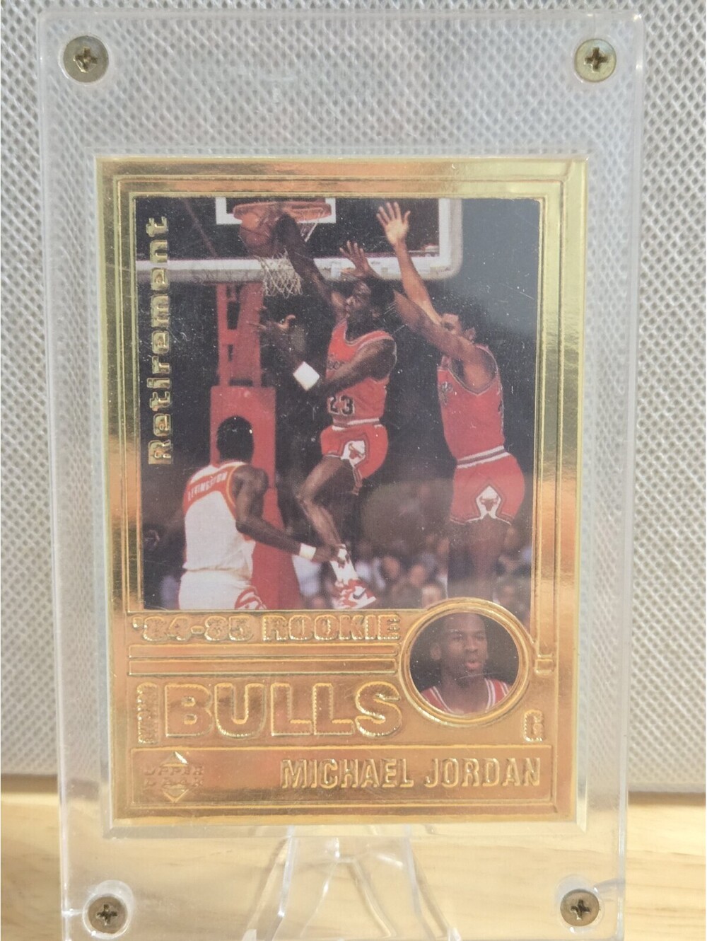 MICHAEL JORDAN 1999-00 UPPER DECK 22KT GOLD BASKETBALL Set Of 5